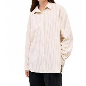 NEW MOD REF the brigid top in yellow striped